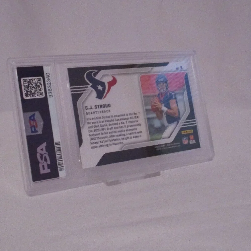 2023 ZENITH CJ STROUD BEHIND THE NUMBERS #5 PSA 10 - Picture 2 of 6